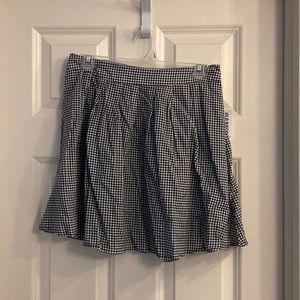 NWT old navy a-line gingham skirt!